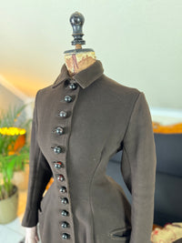Ensemble de voyage victorien en laine avec sac assorti, Allemagne, vers 1898