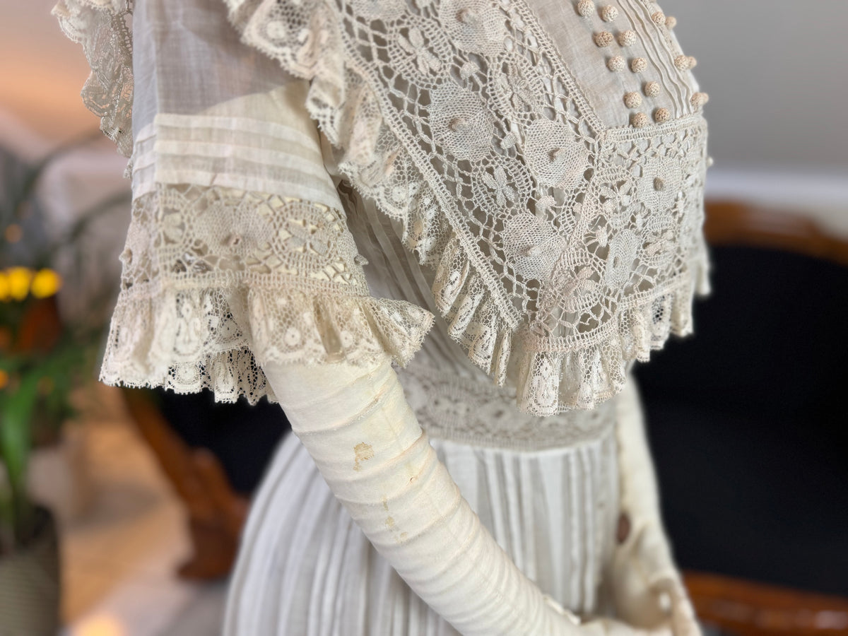 Antique Edwardian Tea Dress, America, ca. 1906
