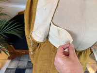 Antique Regency Gown in Gold Moiré Silk, ca. 1815-1820