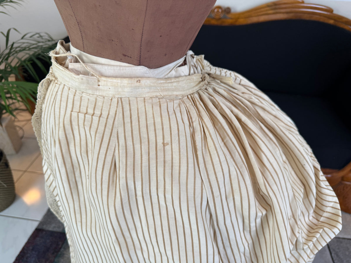 Antique Victorian Travel Dress, ca. 1883