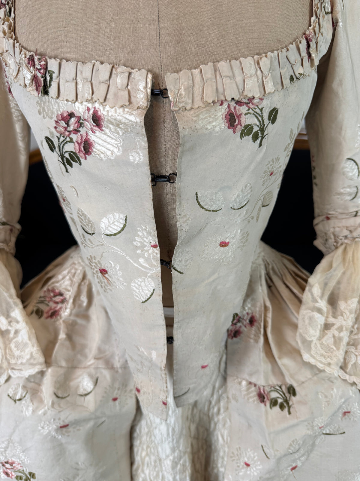 Rococo Robe á L'Anglaise and Petticoat, England, ca. 1770