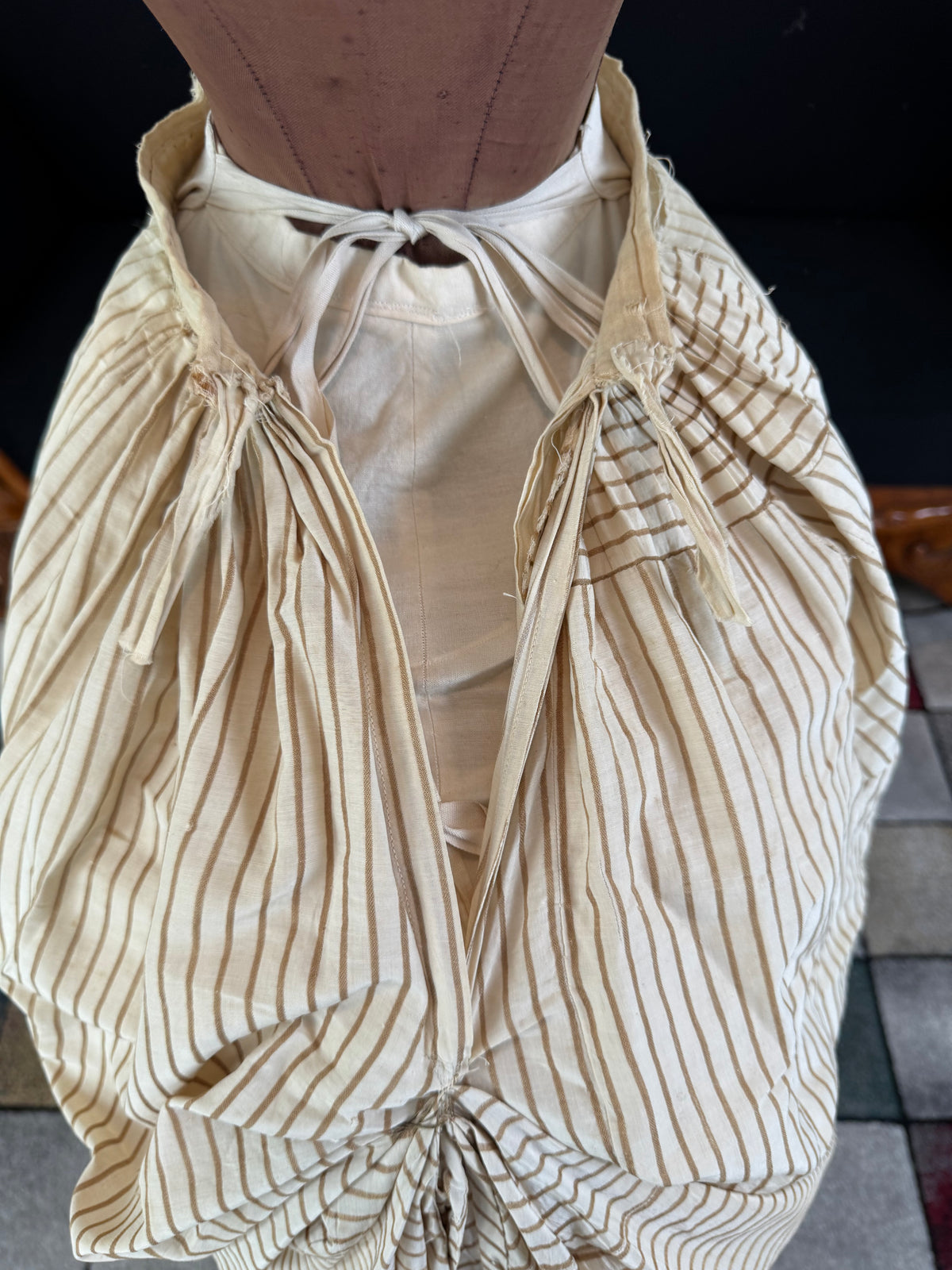 Antique Victorian Travel Dress, ca. 1883