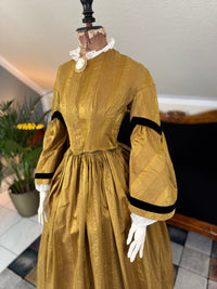 Antique Victorian Day Dress, ca. 1858