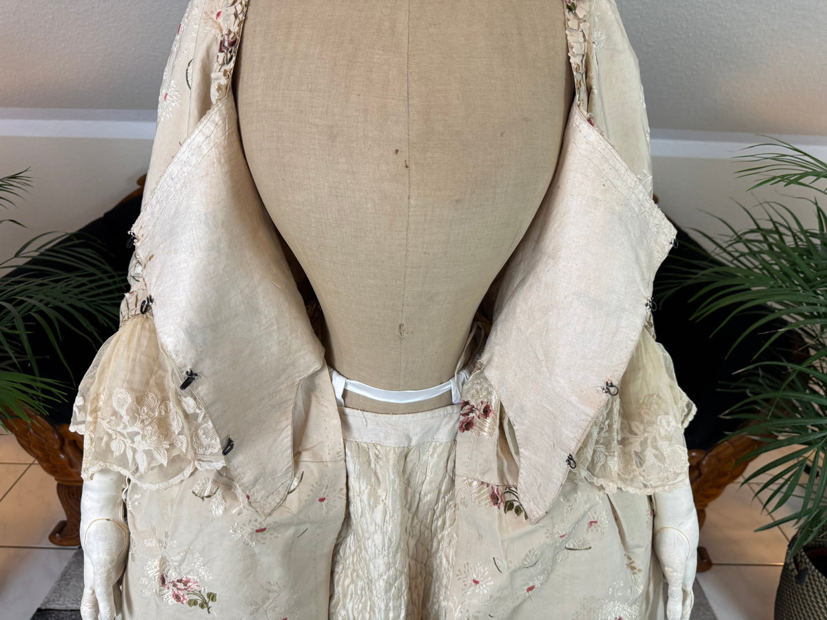 Rococo Robe á L'Anglaise and Petticoat, England, ca. 1770