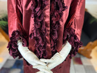 Ensemble de visite victorien antique, vers 1883