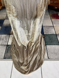Antique GUSTAVE BEER Evening Dress – Silk Chiffon & Velvet, Paris Couture ca. 1912