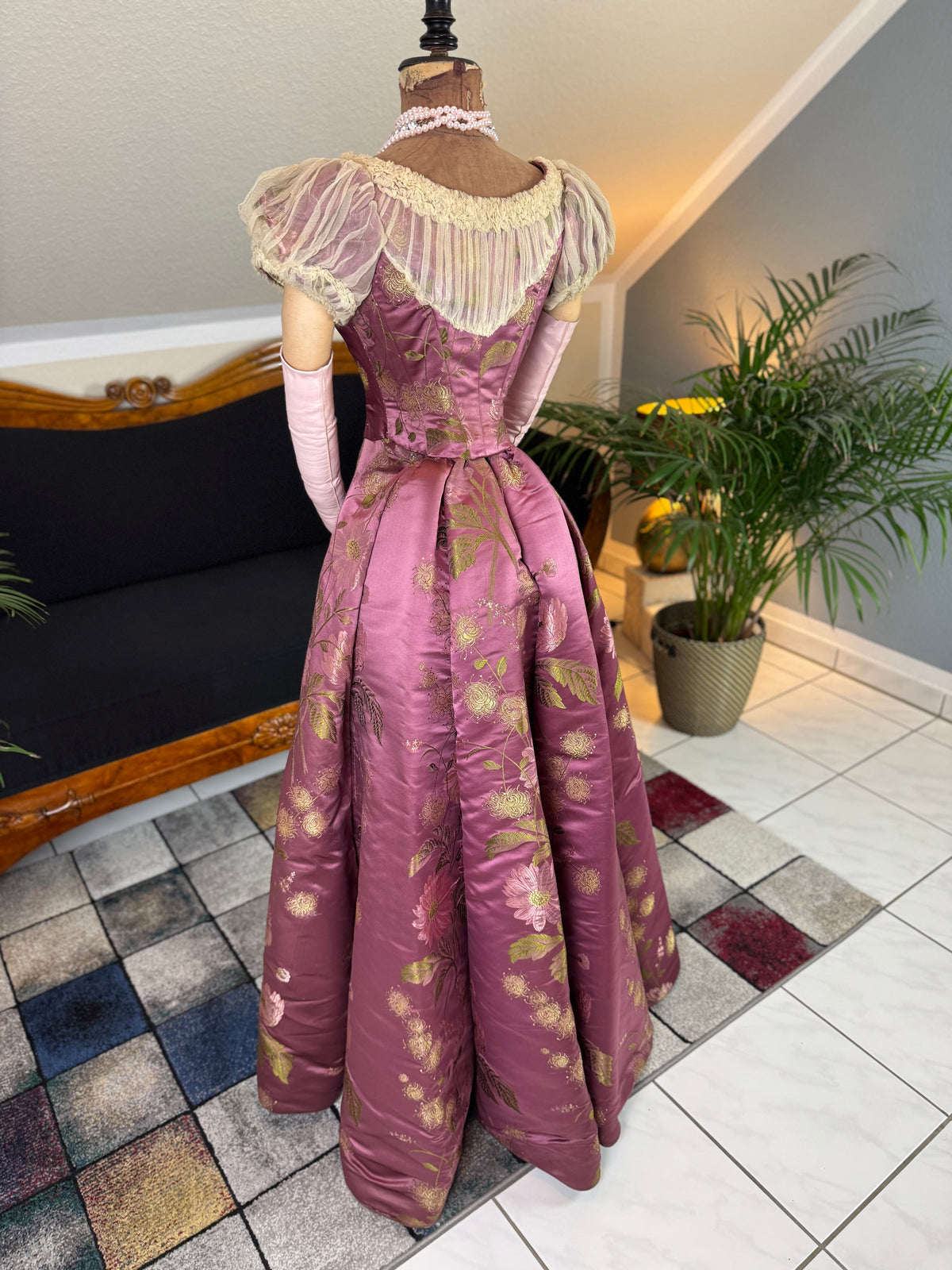 Antique Victorian Ball Gown, ca. 1895