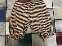 Edwardian Striped Cotton Bathing Suit Set, ca. 1910
