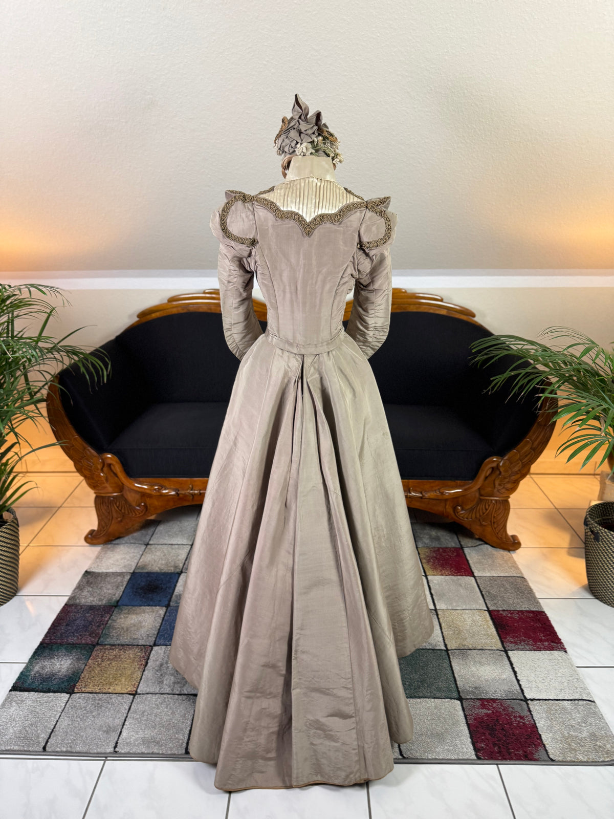 Antique Victorian Walking Dress, ca. 1897 - Three-Piece English Ensemble
