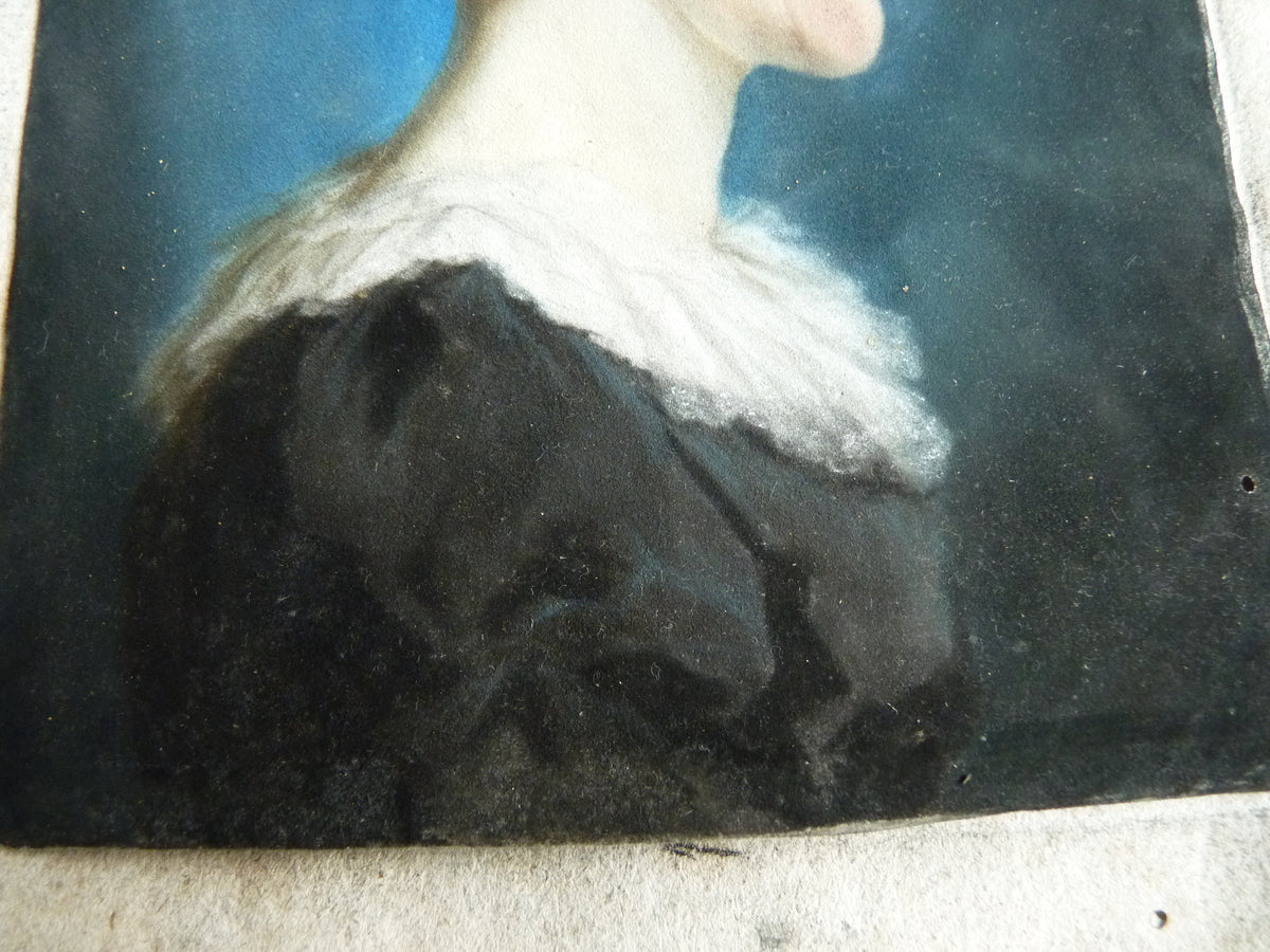 Pair of Empire Pastel Portraits, 1813 – L.H. Hessel, Nuremberg, Early 19th‑Century Art