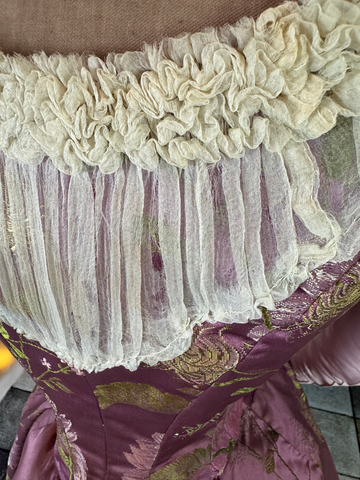 Antique Victorian Ball Gown, ca. 1895