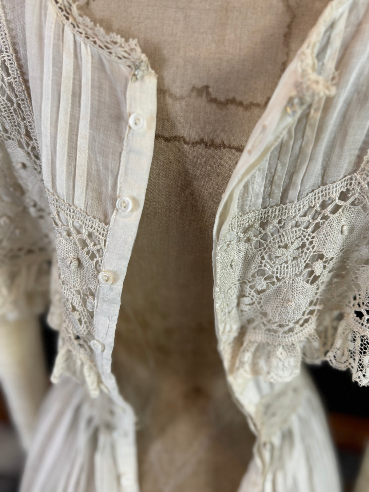 Antique Edwardian Tea Dress, America, ca. 1906