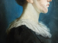 Pair of Empire Pastel Portraits, 1813 – L.H. Hessel, Nuremberg, Early 19th‑Century Art