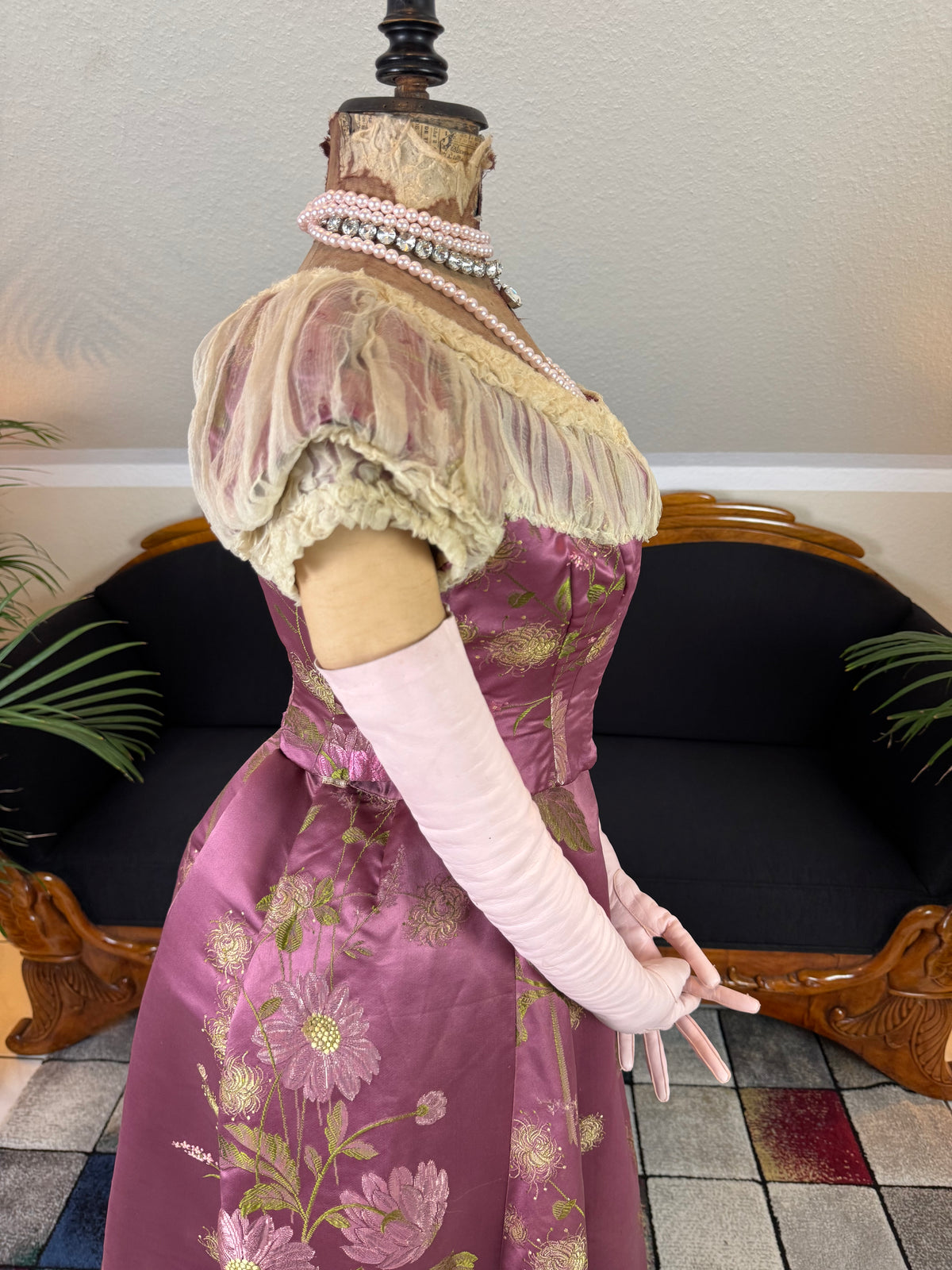 Antique Victorian Ball Gown, ca. 1895