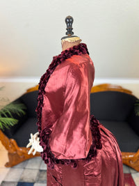 Ensemble de visite victorien antique, vers 1883