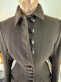 Ensemble de voyage victorien en laine avec sac assorti, Allemagne, vers 1898