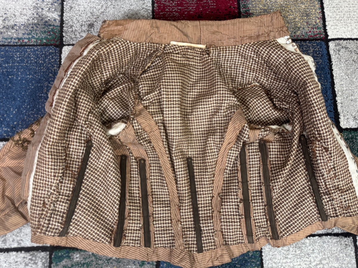Antique Victorian Paper Silk Day Dress – England circa 1898