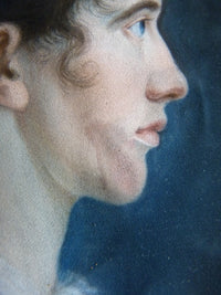 Pair of Empire Pastel Portraits, 1813 – L.H. Hessel, Nuremberg, Early 19th‑Century Art