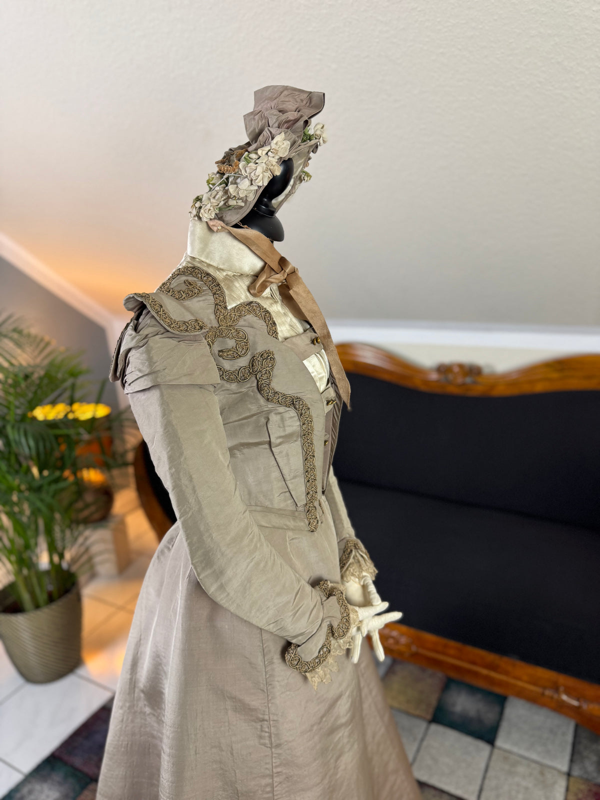 Antique Victorian Walking Dress, ca. 1897 - Three-Piece English Ensemble