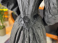 Victorian Silk Dress with Velvet Coat, ca. 1895 - Authentic American Antique Fashion