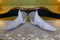 Extensible Silk Boots, ca. 1852