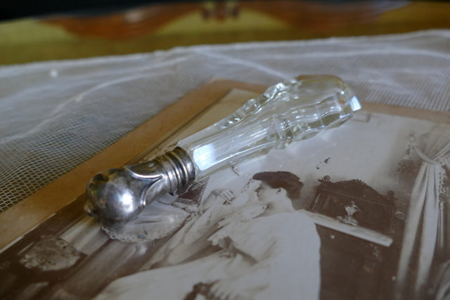Smelling Salts Bottle, silver, ca. 1820-1830