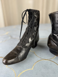 Unworn Lace-up Boots, ca. 1900