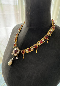 Antique Theatrical Necklace, Germany, ca. 1890-1910