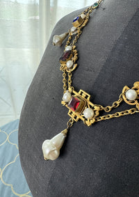 Antique Theatrical Necklace, Germany, ca. 1890-1910
