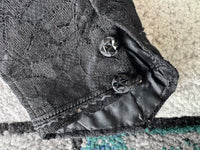 Black Silk Day Dress, ca. 1904 – Edwardian Ensemble with Lace Overlay