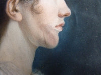 Pair of Empire Pastel Portraits, 1813 – L.H. Hessel, Nuremberg, Early 19th‑Century Art