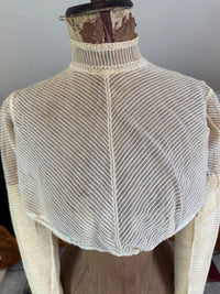 Robe du soir Empire en soie à motifs, vers 1810