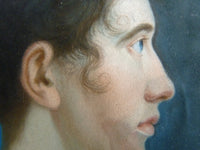 Pair of Empire Pastel Portraits, 1813 – L.H. Hessel, Nuremberg, Early 19th‑Century Art