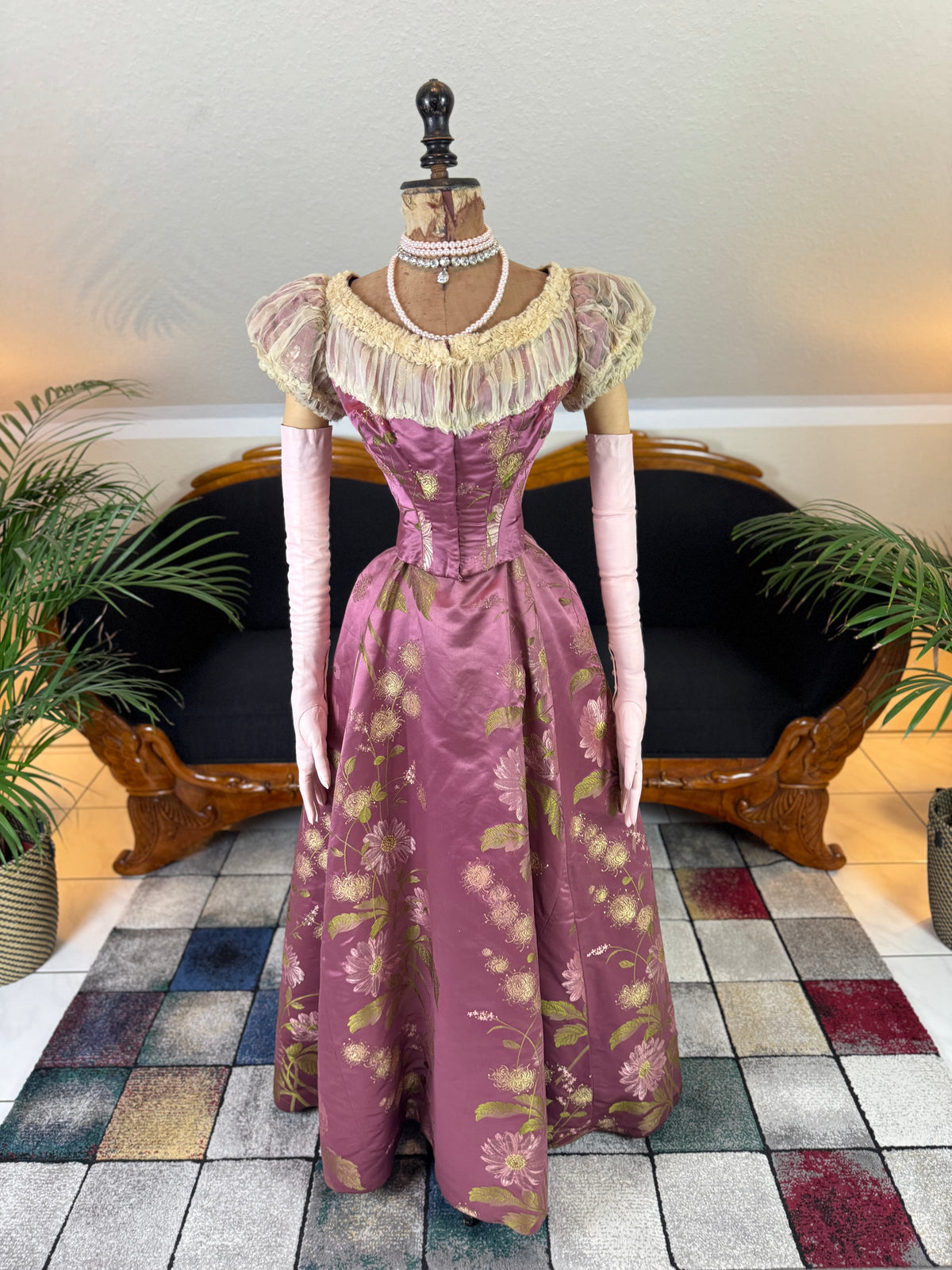 Antique Victorian Ball Gown, ca. 1895