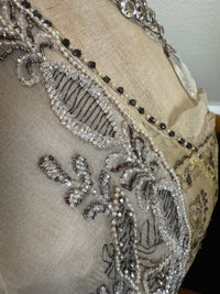 Antique GUSTAVE BEER Evening Dress – Silk Chiffon & Velvet, Paris Couture ca. 1912