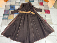Ensemble de voyage victorien en laine avec sac assorti, Allemagne, vers 1898