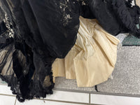 MARC WALTER Exceptional Evening Gown ca. 1904 – Parisian Couture Lace, Tulle & Velvet Masterpiece