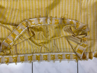 Robe du soir Empire en soie à motifs, vers 1810