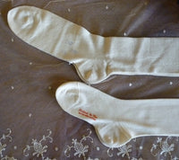 ROLLINS HOSIERY Antique Ribbed Stockings, 1920s