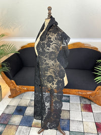 Black Lace Scarf, ca. 1905