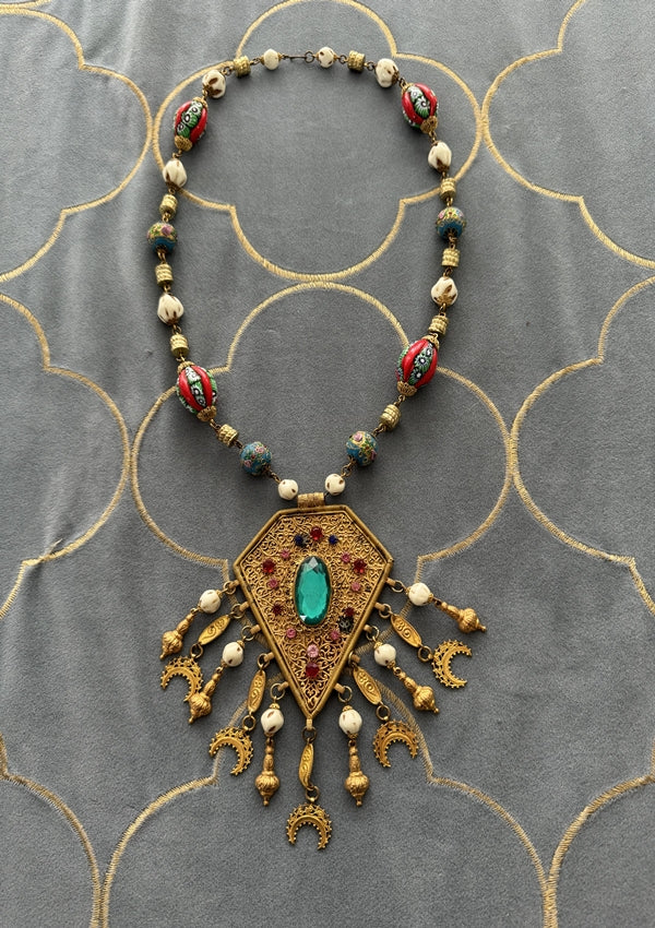Antique Theatrical Necklace, Germany, ca. 1890-1910