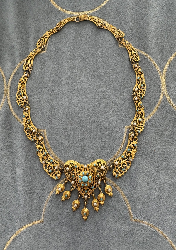 Antique Theatrical Necklace, Germany, ca. 1890-1910