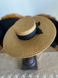 ROBERT HEATH Antique Ladys Straw Hat, England, ca. 1899