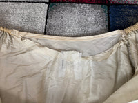 Robe rococo ivoire à la Française et jupon, ca. 1765