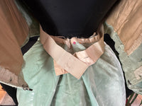 Antique ROUFF Paris Green Velvet Evening Dress – Victorian Couture ca. 1898