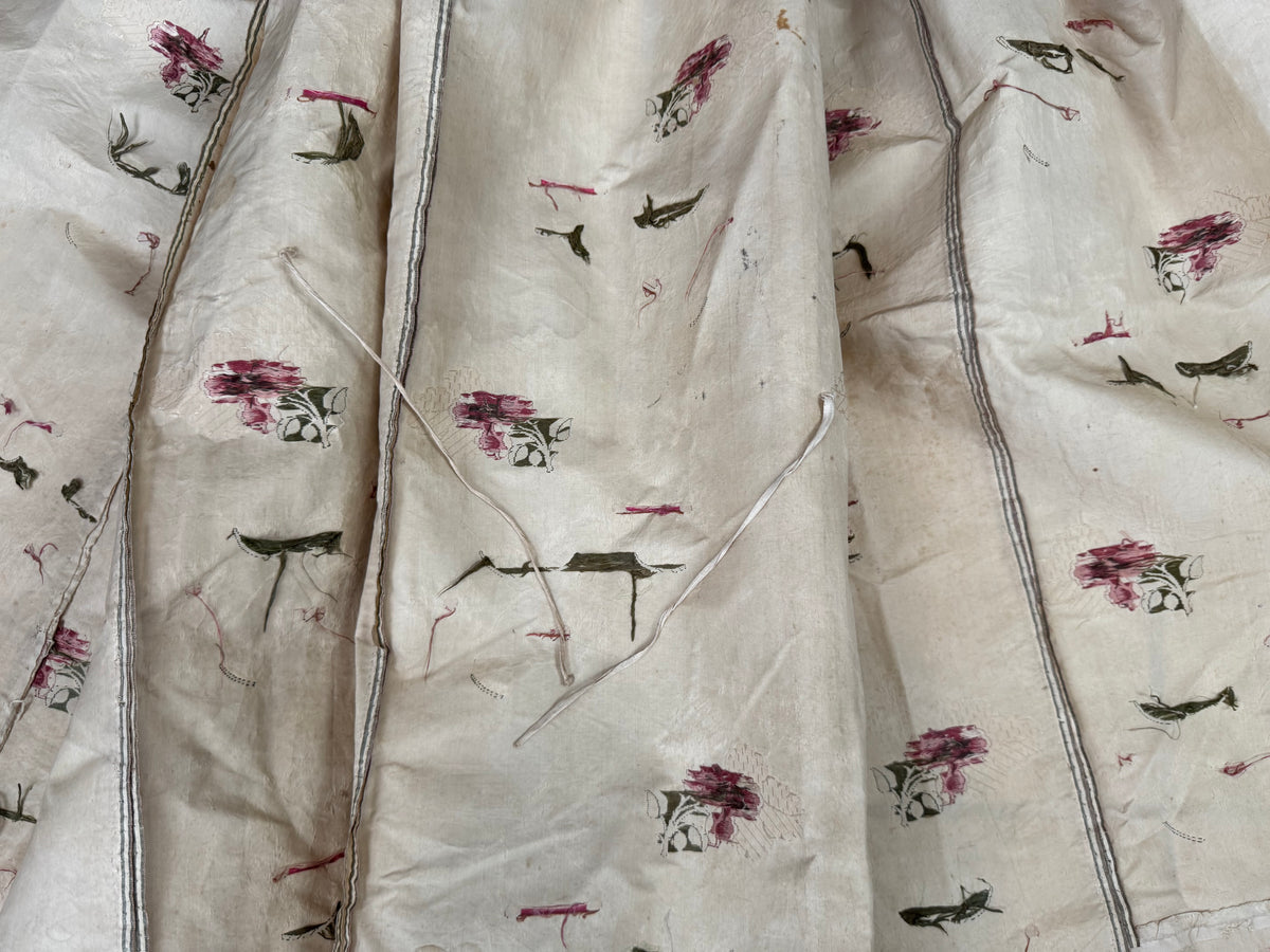 Rococo Robe á L'Anglaise and Petticoat, England, ca. 1770