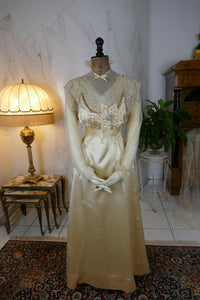 HUGHES & STARNES Wedding Dress, ca. 1915