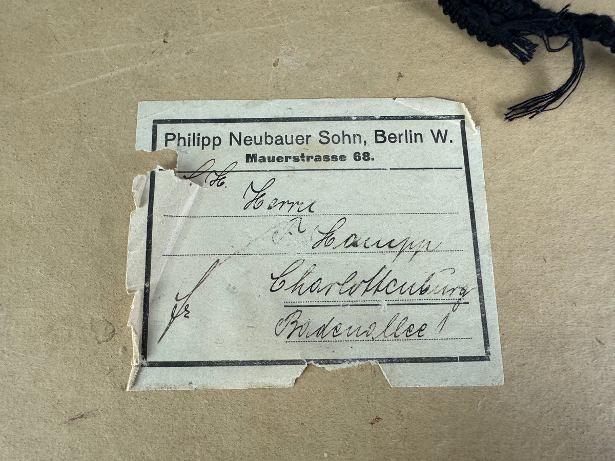 BORCHERT Antique Hat Box, Berlin, ca. 1910