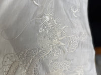 Chinese Silk Shawl, dragon motif, ca. 1907