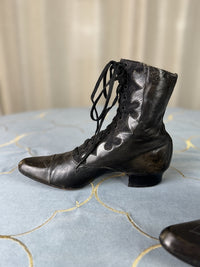 Unworn Lace-up Boots, ca. 1900